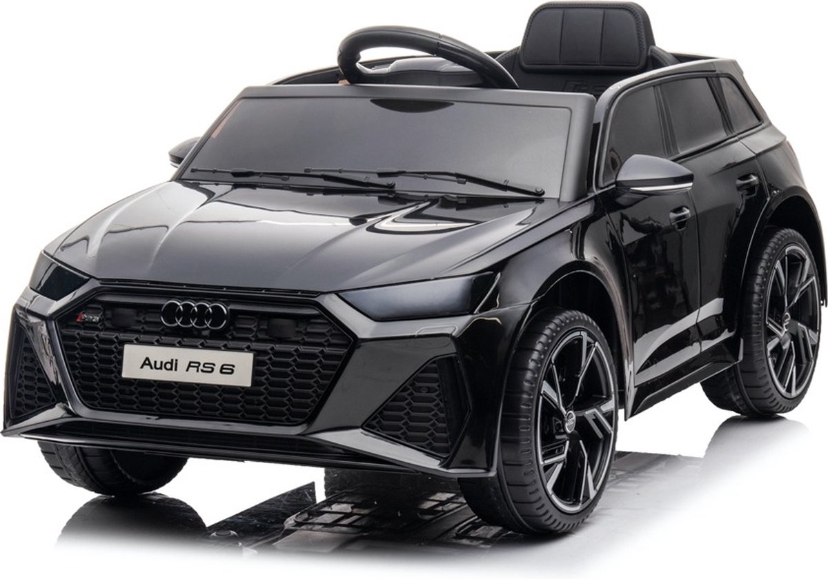  ,12 volt elektrische kinderauto met rubberen banden, leder zitje en meer! | Elektrische Kinderauto | Met afstandsbediening